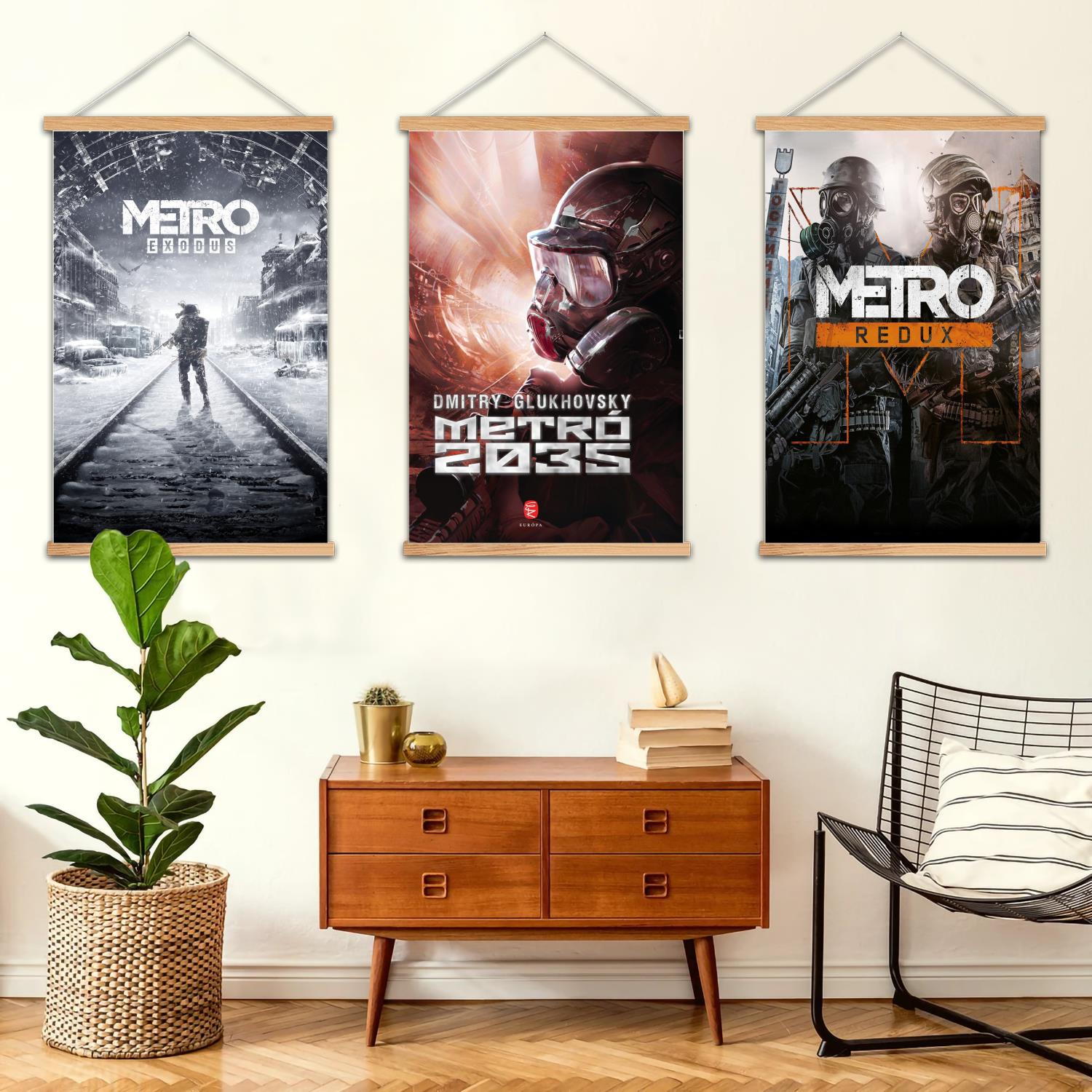 Art Print Framed - Metro Exodus Framed Wall Painting Canvas