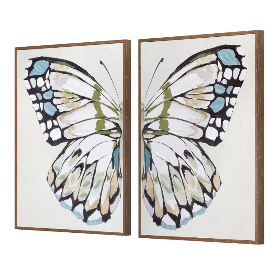 Art Print Framed - Butterfly Framed Wall Art Décor Digital