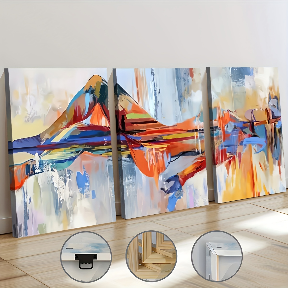 Art Print Framed - 3PCS Modern Style Abstract Fashion Figure