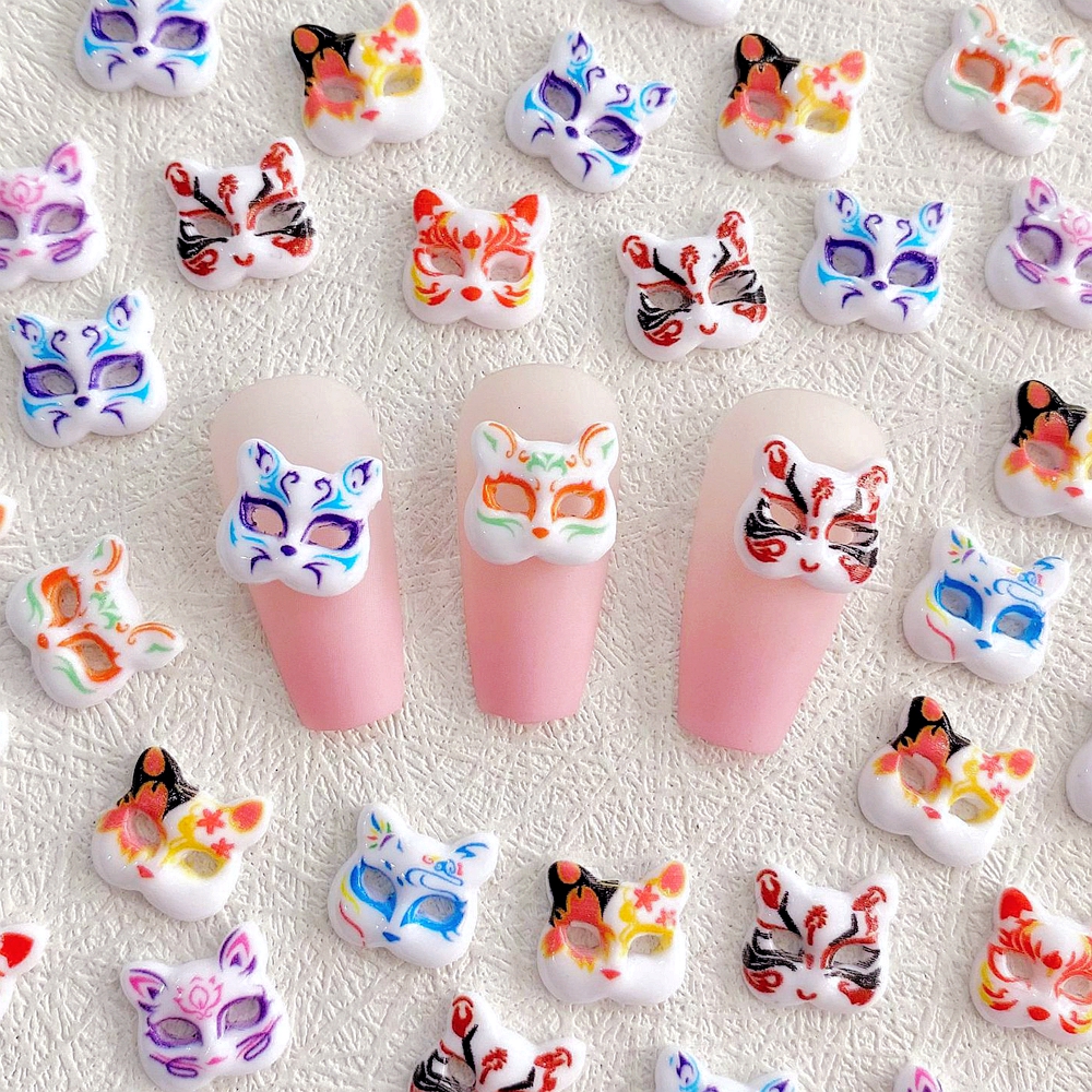Anime Merchandise Nepal - 30PCS Japanese Anime Fox Mask 3D