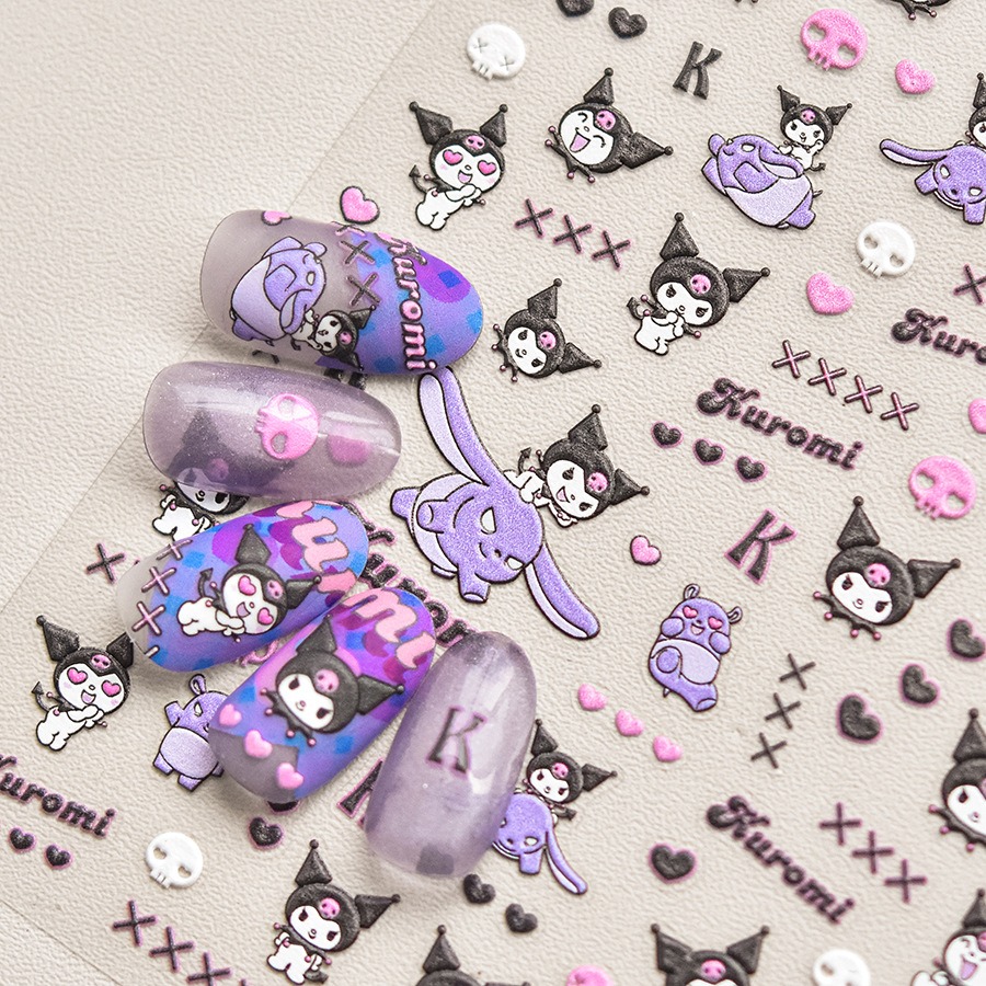 1PCS 5D Sanrio Cartoon Kuromi  - Anime Merchandise Nepal recensie en prijs