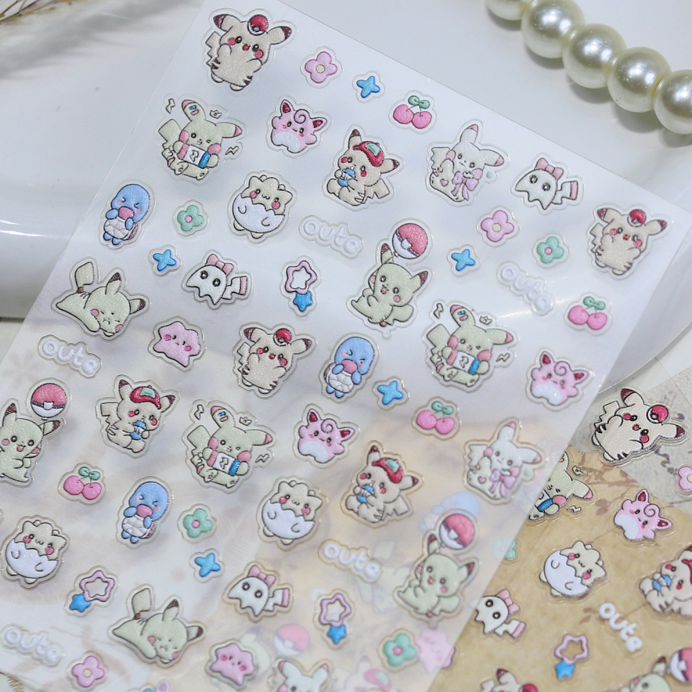 Kawaii Pokémon Pikachu Nail Ar - Anime Merchandise Nepal recensie en prijs