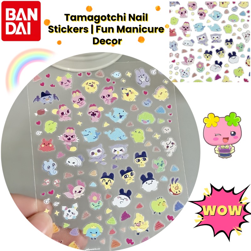 Tamagotchi Anime Cute Nail Art - Anime Merchandise Nepal recensie en prijs