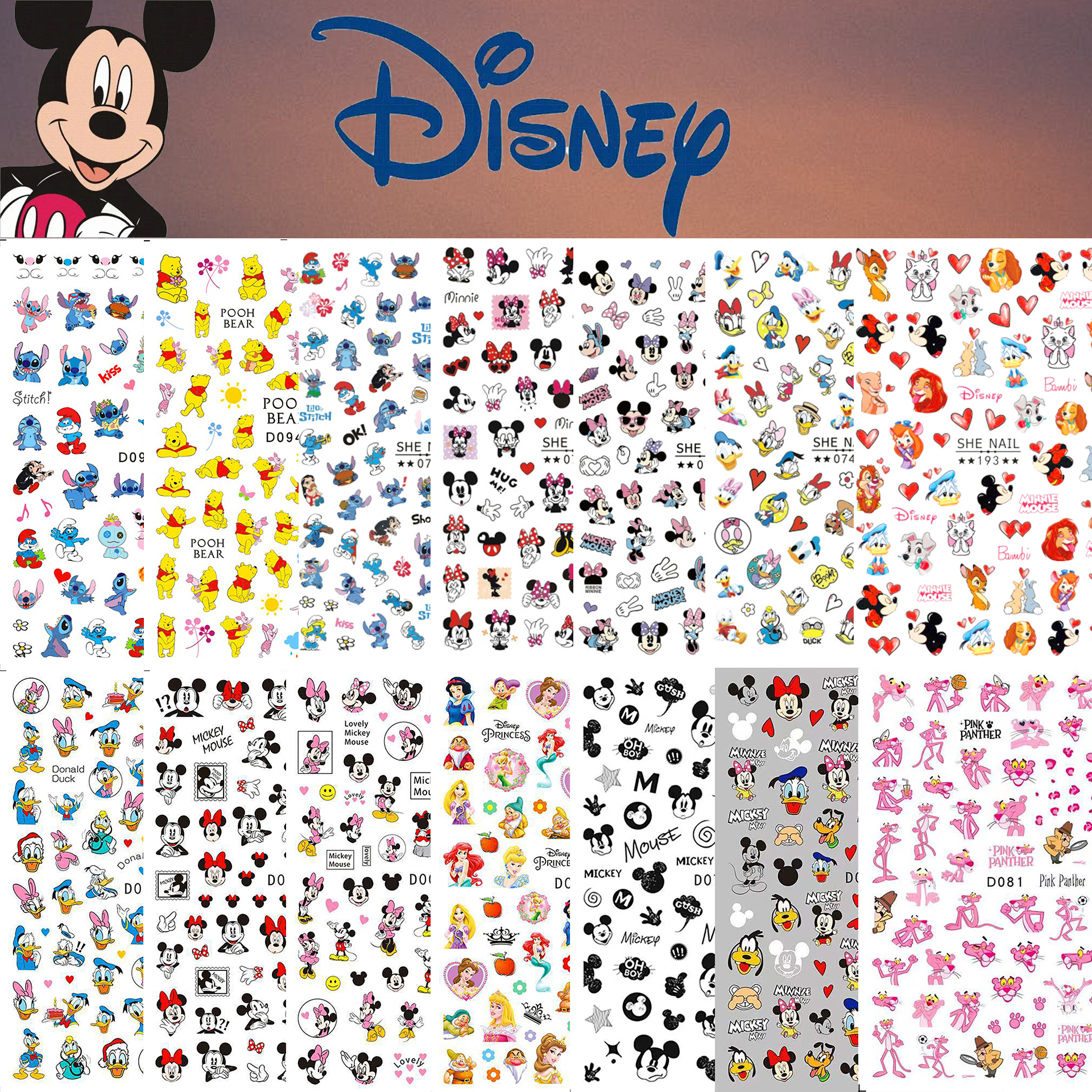 1PCS Disney Cartoon Nail Stick - Anime Merchandise Nepal recensie en prijs
