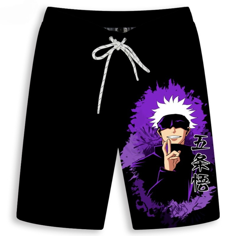 Men's Gojo Satoru Printed Shor - Anime Merchandise Store In Japan recensie en prijs