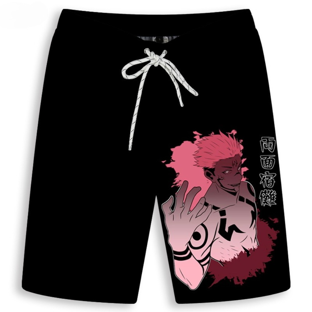 Men's Gojo Satoru Printed Shor - Anime Merchandise Store In Japan recensie en prijs