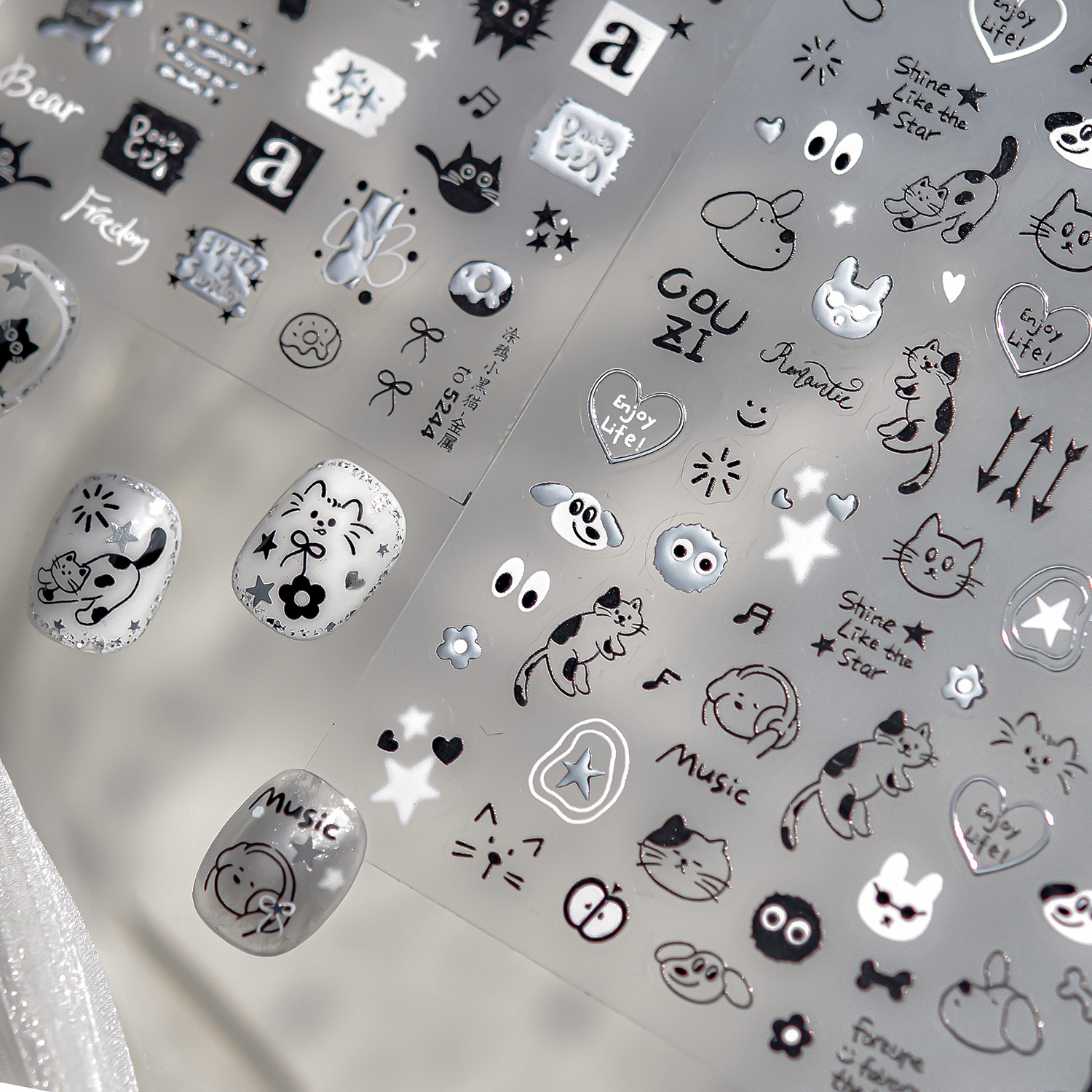 Anime Nail Stickers Metal 5D N - Anime Merchandise Nepal recensie en prijs