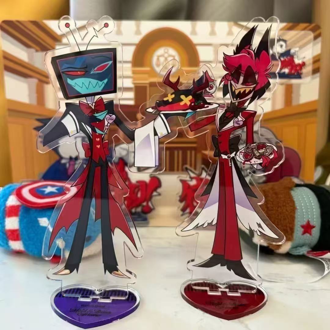 2pcs Hazbin Anime Peripherals  - Acrylic Stand Figure recensie en prijs