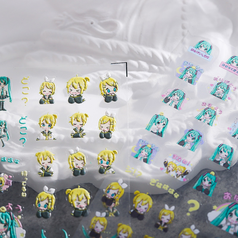 1PCS Hatsune Miku Cartoon Nail - Anime Merchandise Nepal recensie en prijs