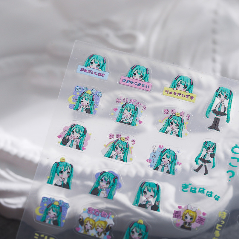 1PCS Hatsune Miku Cartoon Nail - Anime Merchandise Nepal recensie en prijs