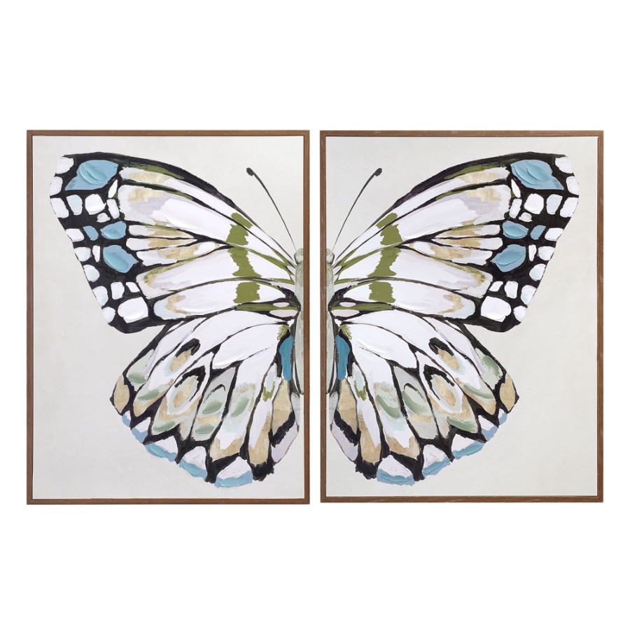 Butterfly Framed Wall Art Déco - Art Print Framed recensie en prijs