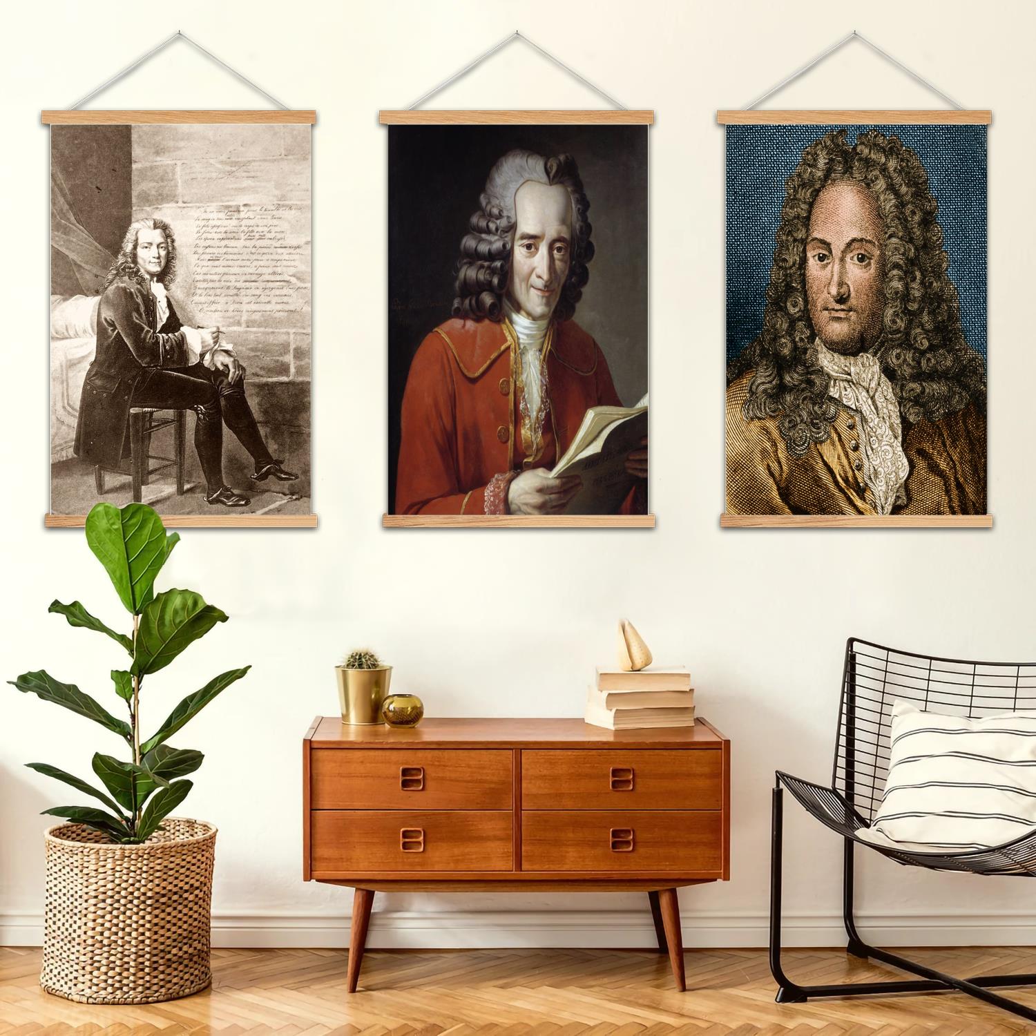 Voltaire Framed Wall Painting  - Art Print Framed recensie en prijs