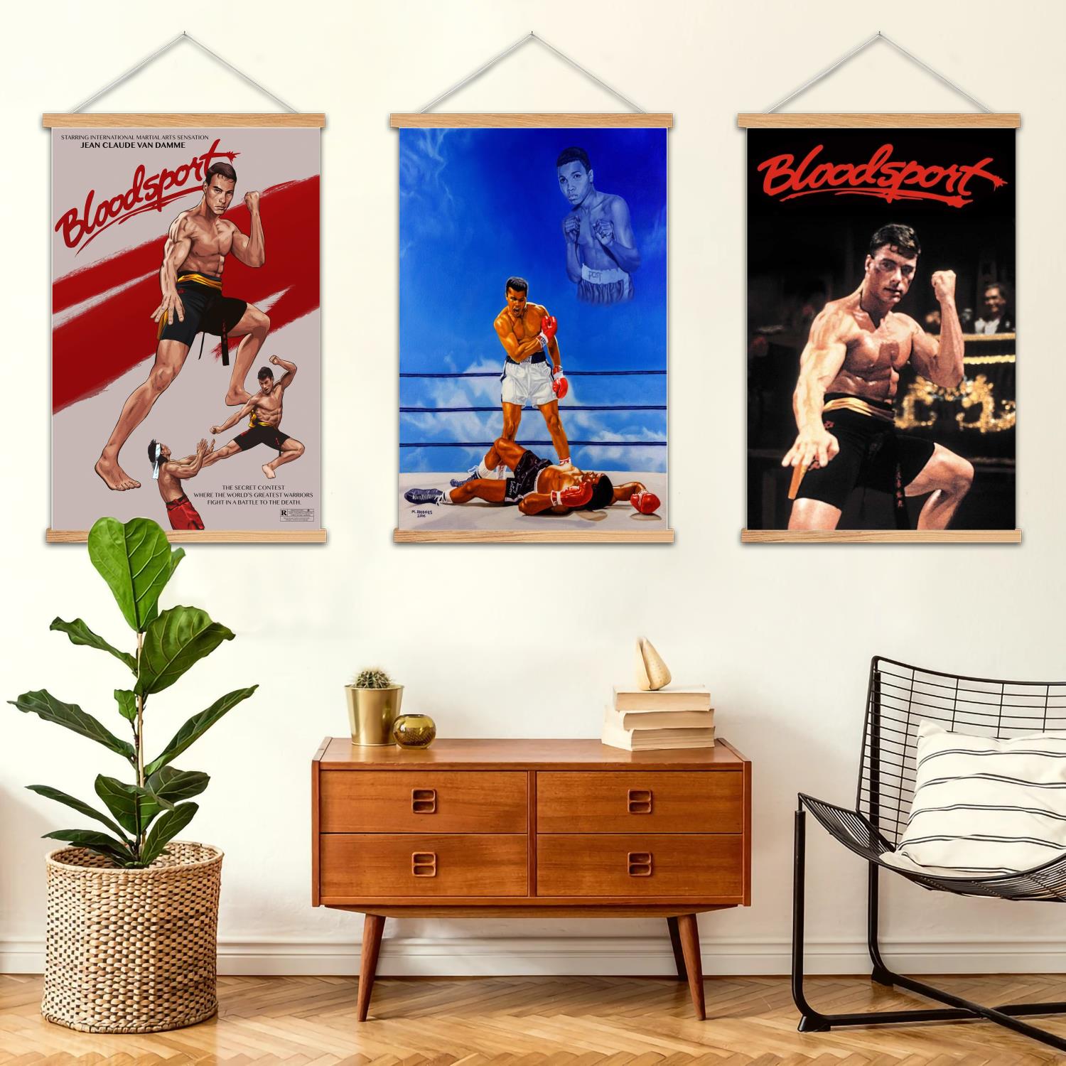 bloodsport Framed Wall Paintin - Art Print Framed recensie en prijs
