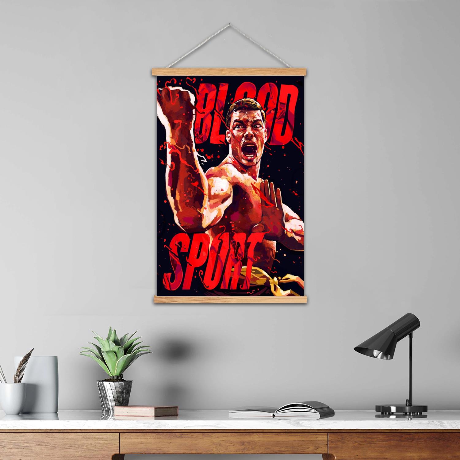 bloodsport Framed Wall Paintin - Art Print Framed recensie en prijs