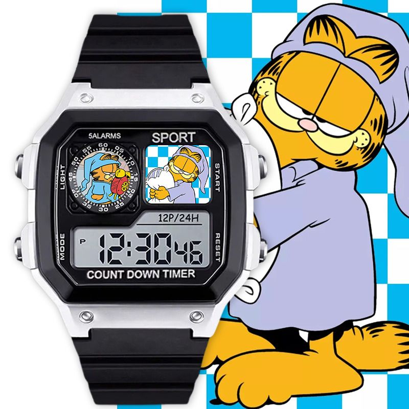 Garfield cartoon cute student  - Anime Merchandise For Girls recensie en prijs
