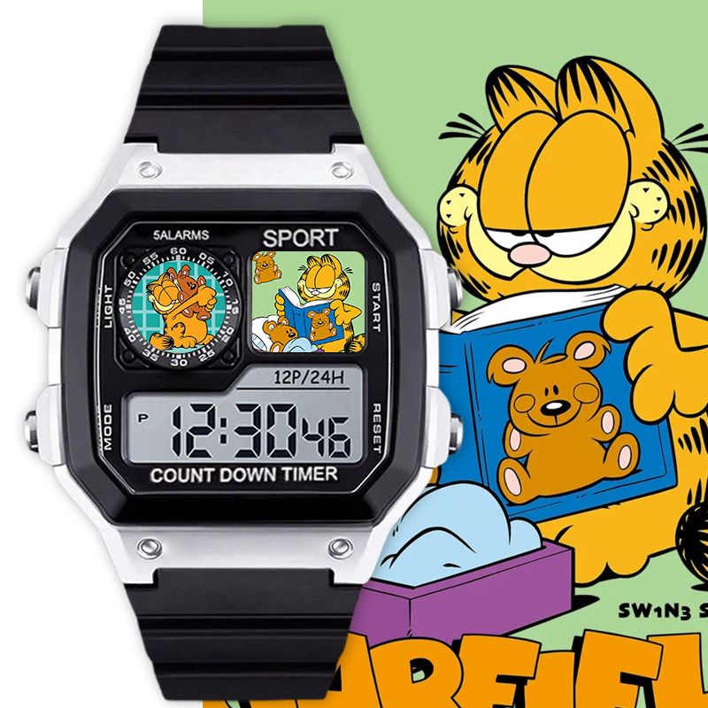 Garfield cartoon cute student  - Anime Merchandise For Girls recensie en prijs